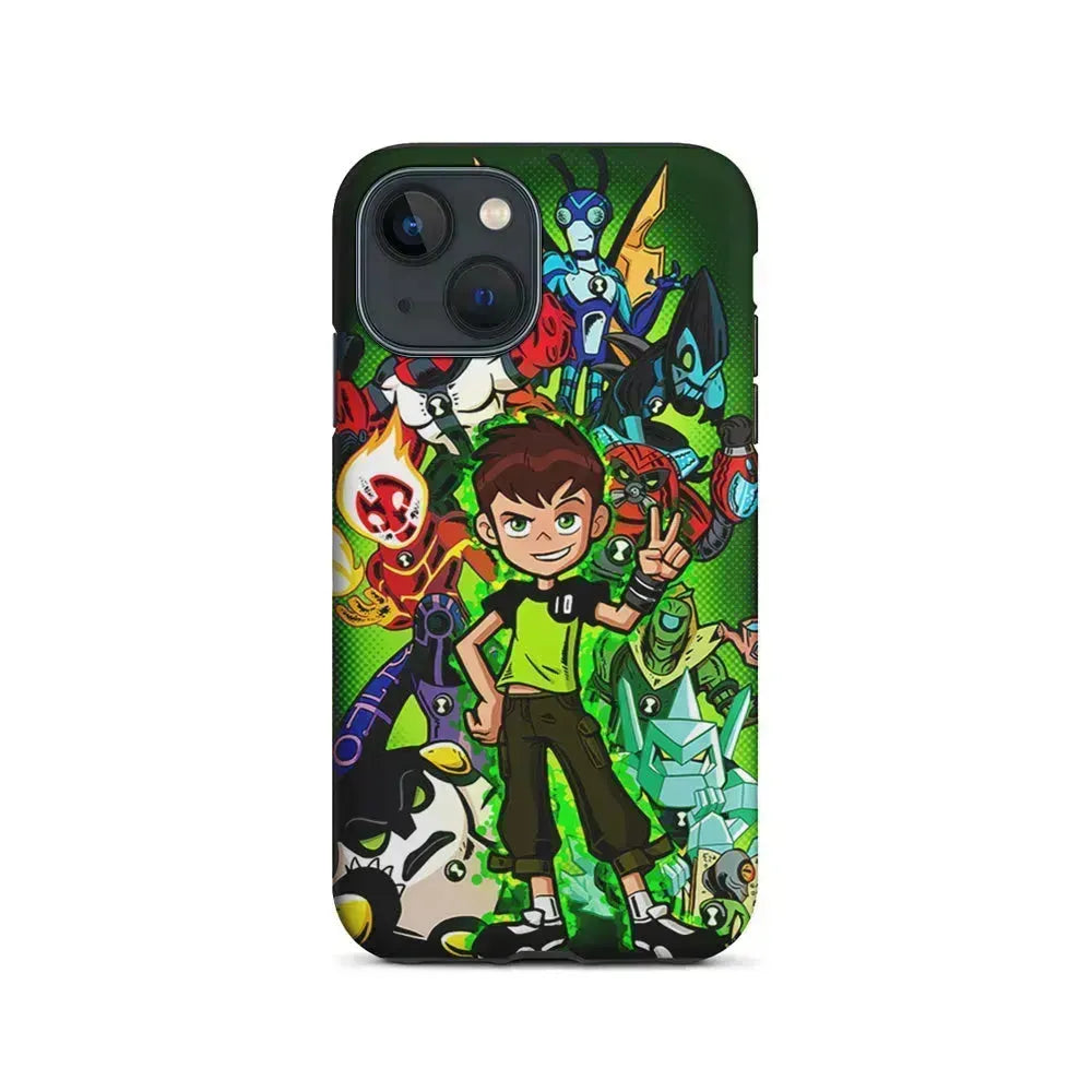 Ben 10 and All Alien iPhone 13 Mini Case-2 in 1 Tough Case-Xtracase