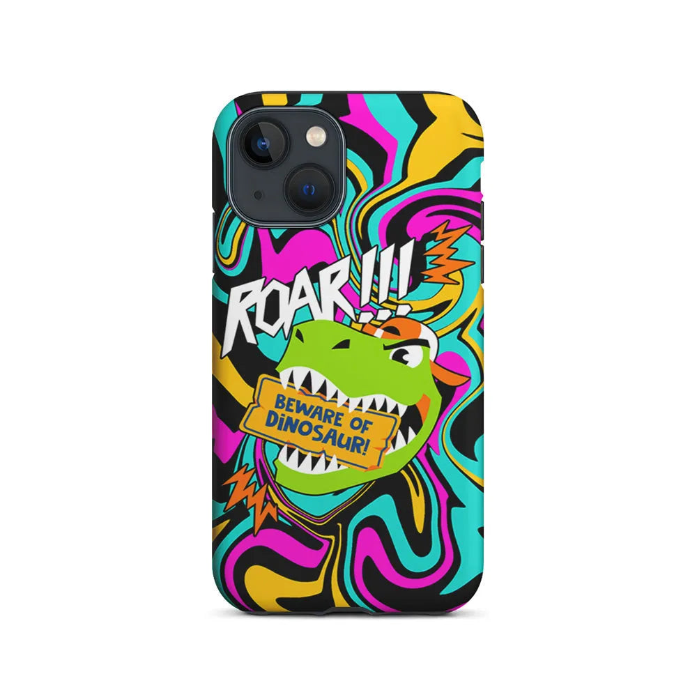 Beware from Dinosaur Roar iPhone 14 Plus Case-2 in 1 Tough Case-Xtracase