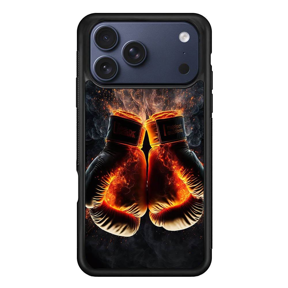 Boxing Gloves In Fire iPhone 17 Pro Max Case - Xtracase