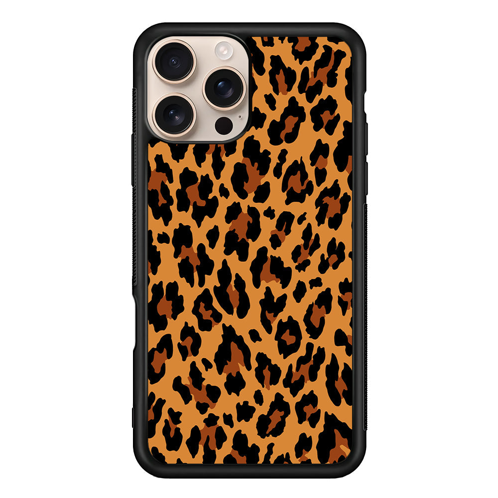 Brown Leopard Skin Pattern iPhone 16 Pro Max Case - iPhone 16 Pro Max