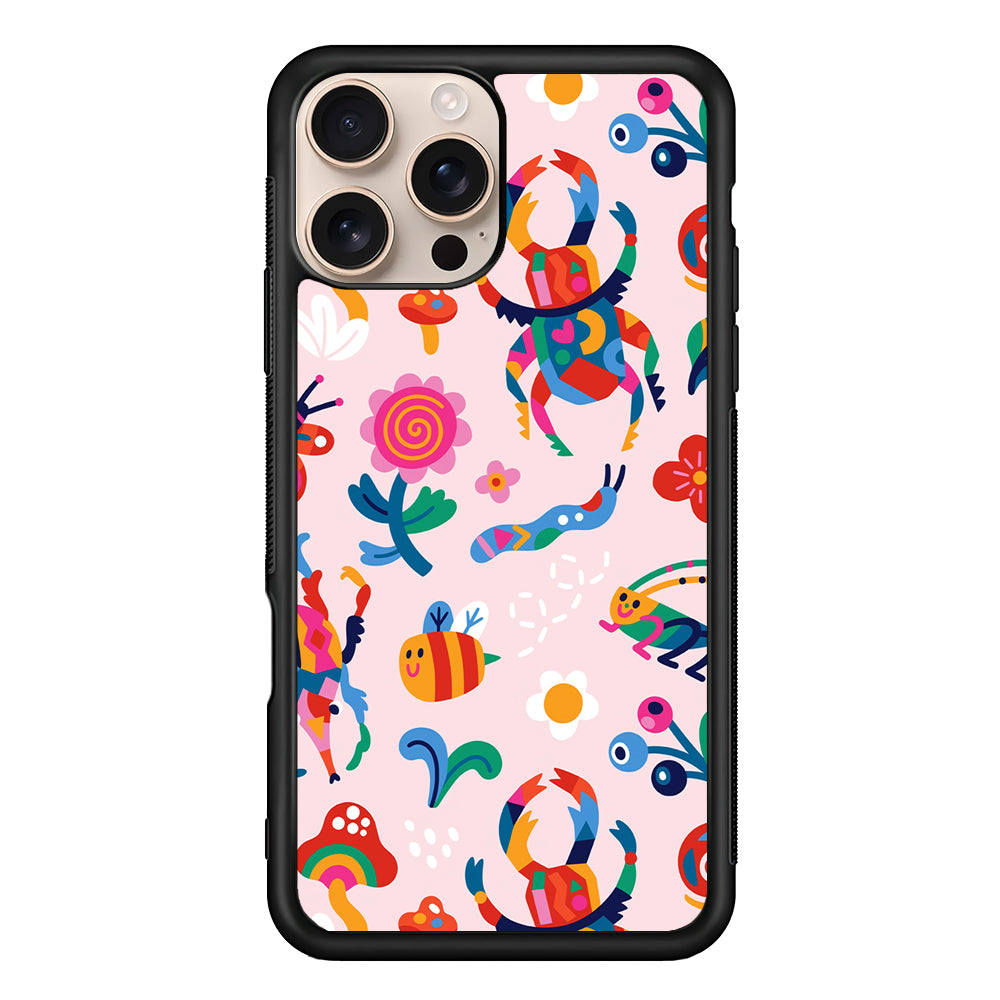 Bug Cartoon Aesthetic iPhone 16 Pro Case - iPhone 16 Pro
