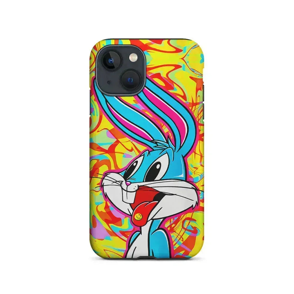 Bugs Bunny Aesthetic iPhone 13 Mini Case-2 in 1 Tough Case-Xtracase
