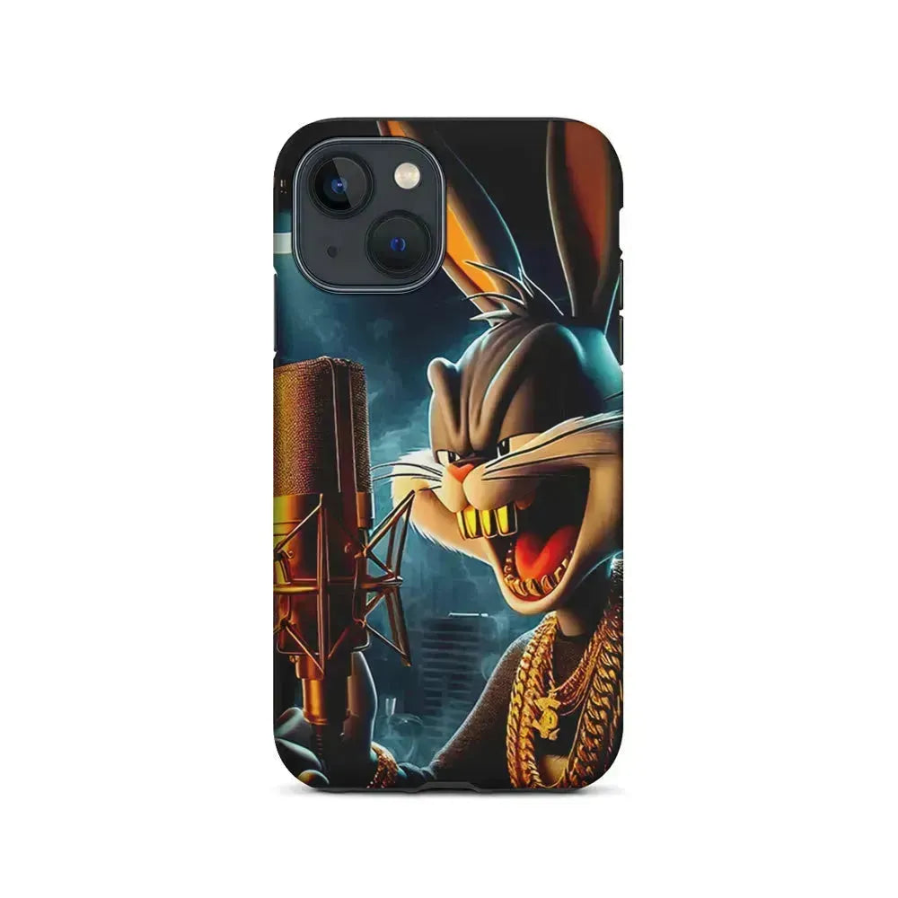 Bugs Bunny The Rapper iPhone 13 Mini Case-2 in 1 Tough Case-Xtracase
