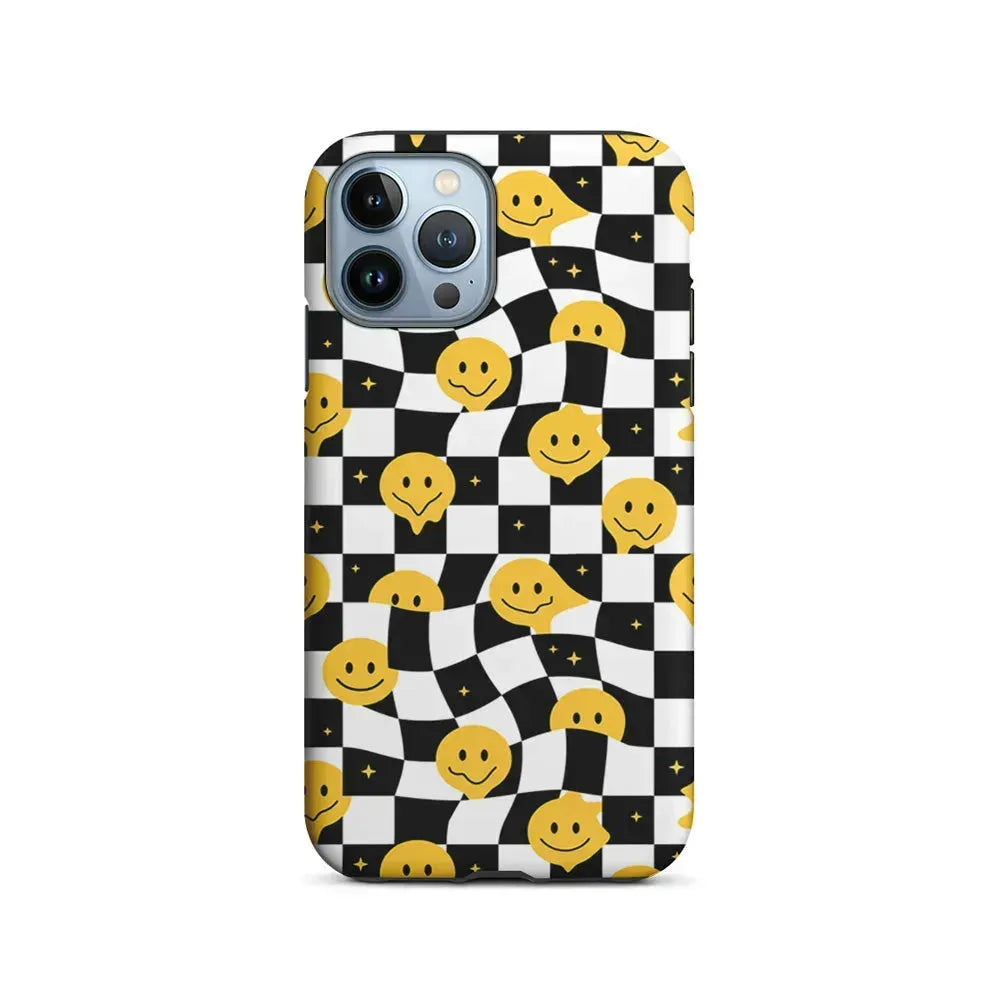 Checkmate with Smiley Pawn iPhone 15 Pro Max Case-2 in 1 Tough Case-Xtracase