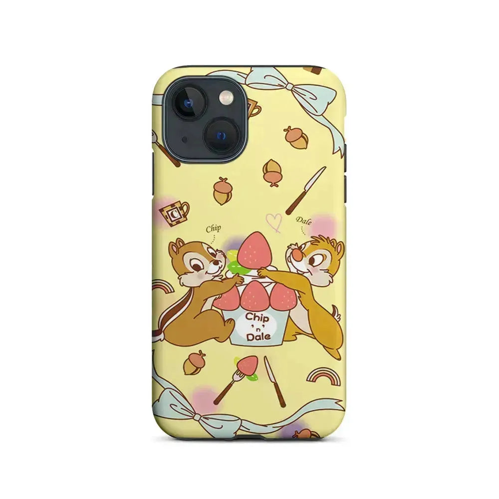 Chip N Dale Are On A Date iPhone 13 Mini Case-2 in 1 Tough Case-Xtracase