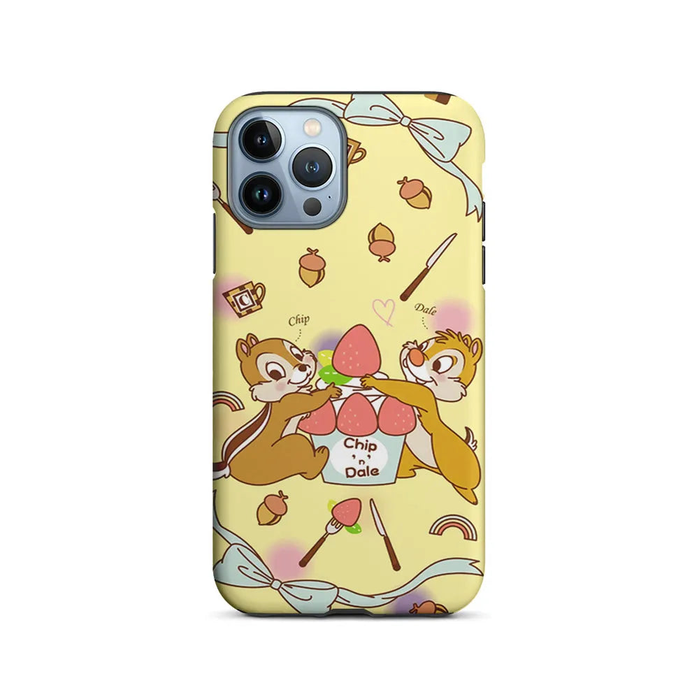 Chip N Dale Are On A Date iPhone 13 Pro Case-2 in 1 Tough Case-Xtracase