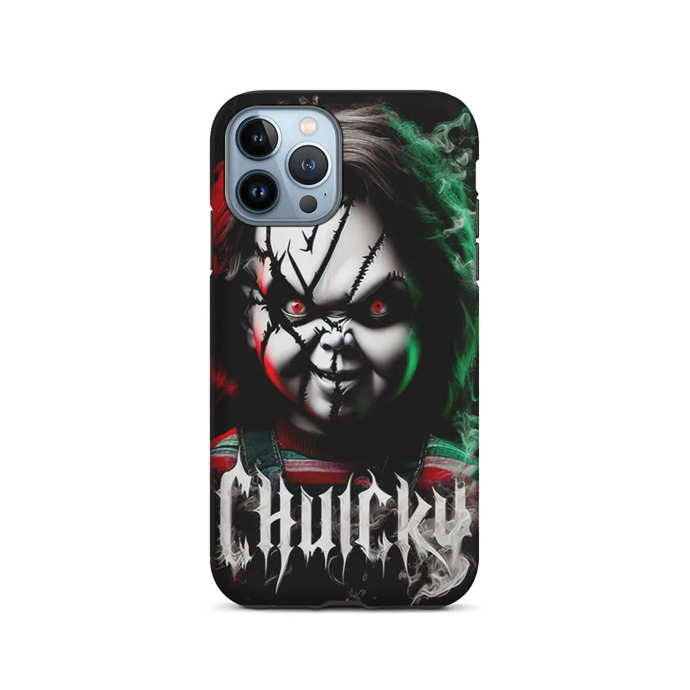 Chucky Doll Scary Face iPhone 13 Pro Case-2 in 1 Tough Case-Xtracase