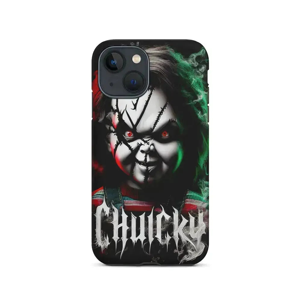 Chucky Doll Scary Face iPhone 13 Mini Case-2 in 1 Tough Case-Xtracase