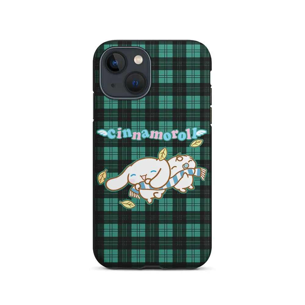 Cinnamoroll Winter Scarf iPhone 15 Plus Case-2 in 1 Tough Case-Xtracase