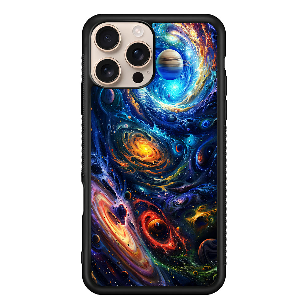 Colorful Galaxy Big Universe iPhone 16 Pro Case - iPhone 16 Pro