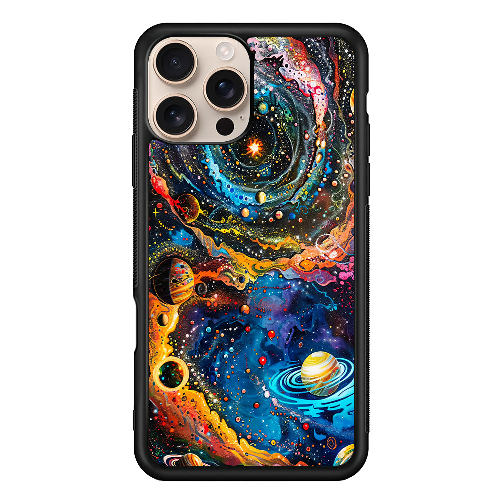 Colorful Galaxy Many Planets iPhone 16 Pro Case - iPhone 16 Pro