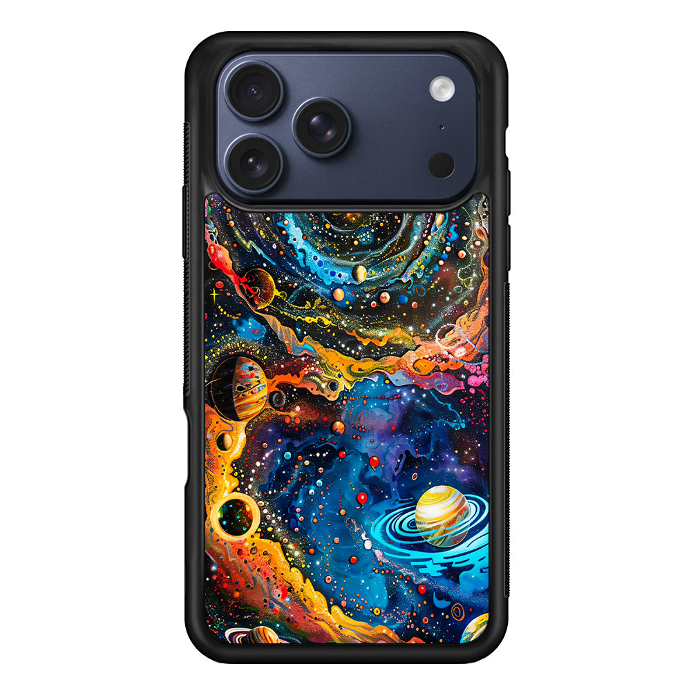 Colorful Galaxy Many Planets iPhone 17 Pro Max Case - Xtracase