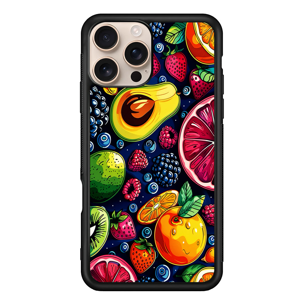 Colorful Mixed Sweet Fruits iPhone 16 Pro Case - iPhone 16 Pro
