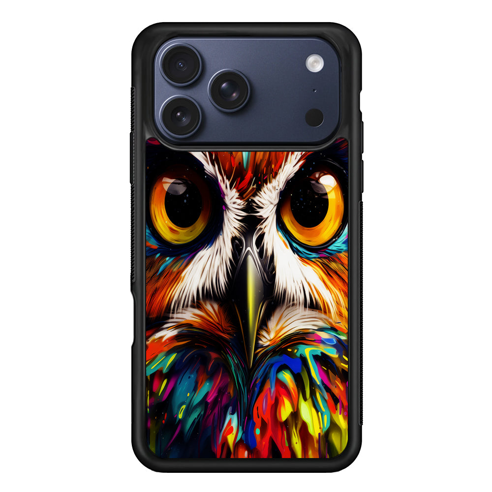 Colorful Owl Face iPhone 17 Pro Max Case - Xtracase