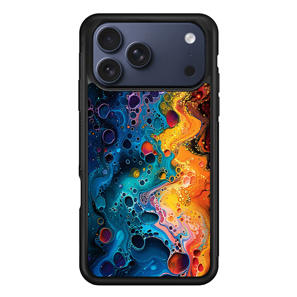 Colorful Painting with Lots of Bubbles iPhone 17 Pro Max Case - Xtracase