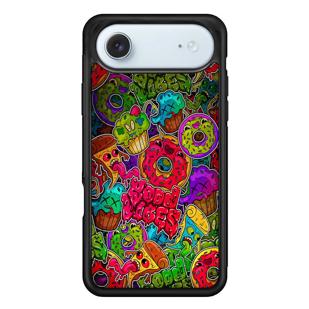 Colorful Scary Food Doodle iPhone 17 Air Case - Xtracase