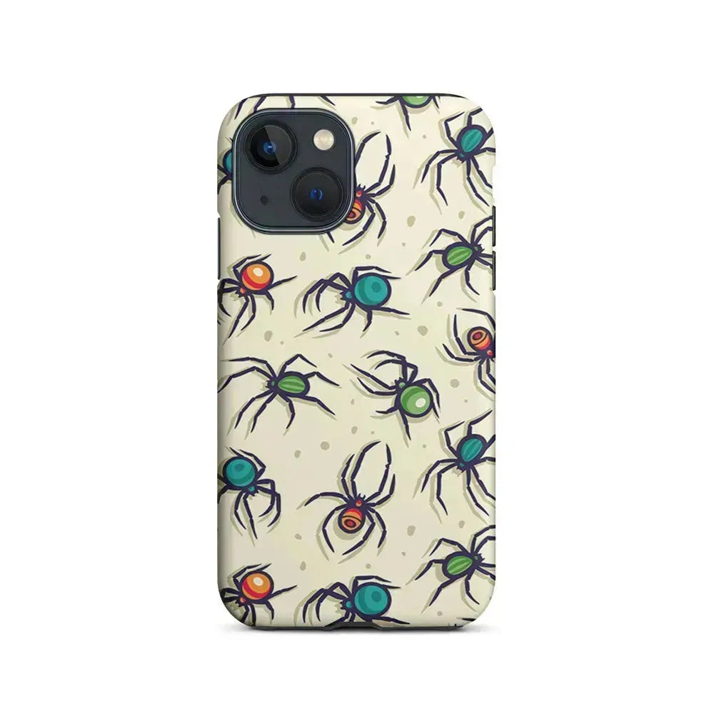 Colorful Spider Collection iPhone 13 Mini Case-2 in 1 Tough Case-Xtracase