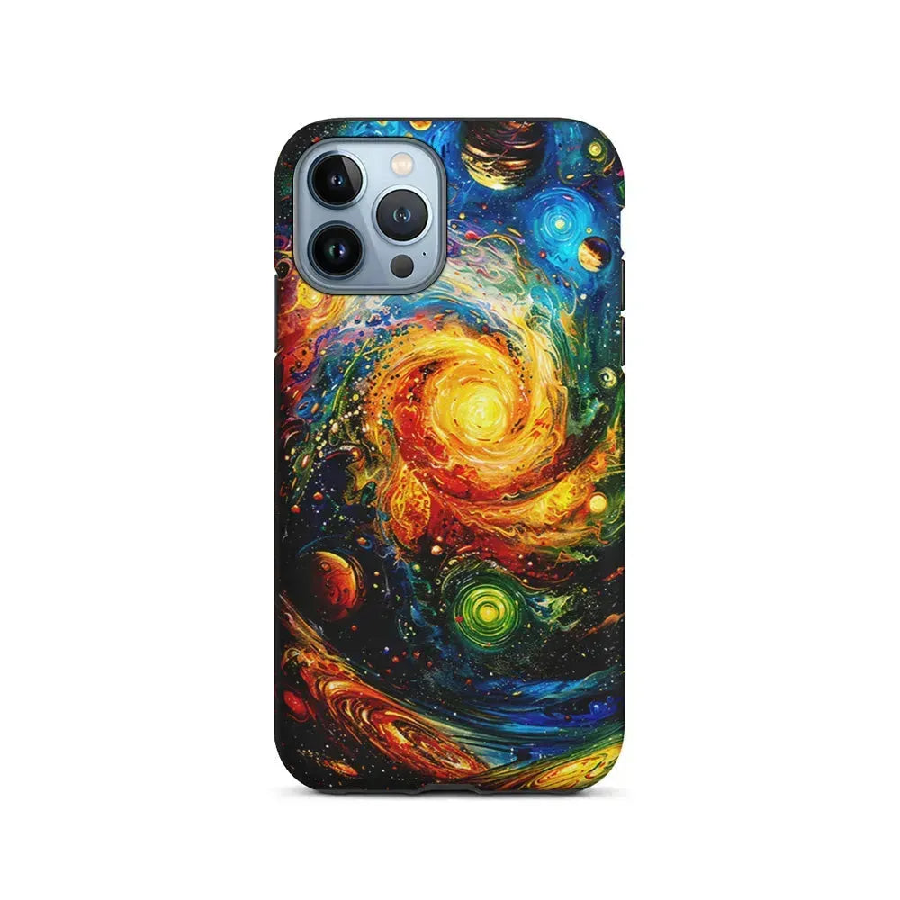 Cosmic Space World of Planets iPhone 15 Pro Max Case-2 in 1 Tough Case-Xtracase