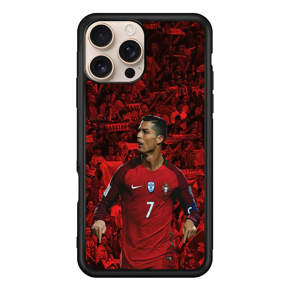 Cristiano Ronaldo Portugal iPhone 16 Pro Case - iPhone 16 Pro