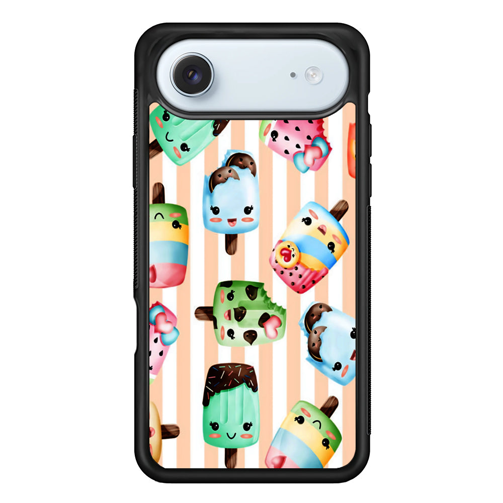 Cute Face Ice Cream Stick iPhone 17 Air Case - Xtracase
