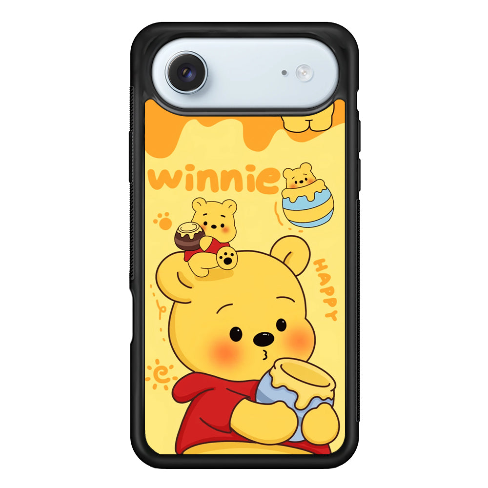 Cute Winnie The Pooh Happy iPhone 17 Air Case - Xtracase