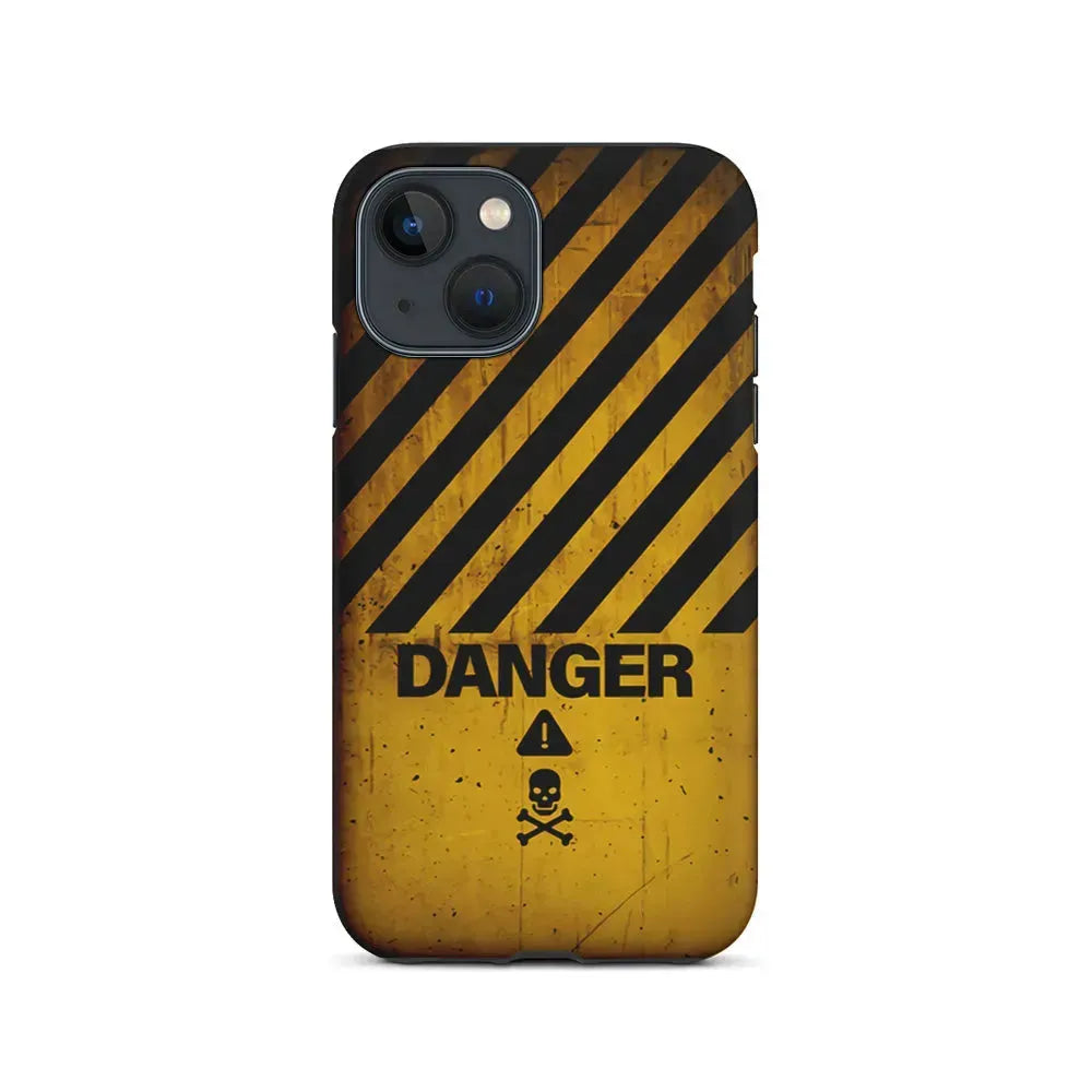 Danger Symbol iPhone 13 Mini Case-2 in 1 Tough Case-Xtracase