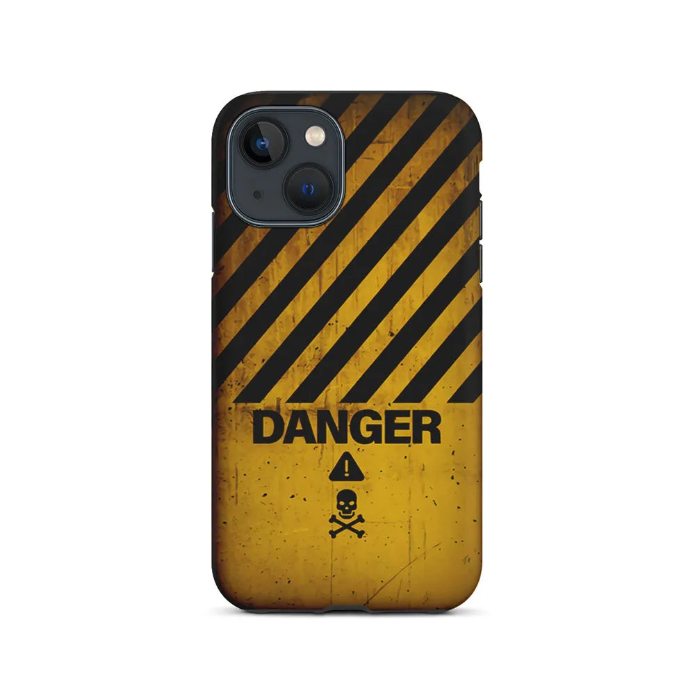Danger Symbol iPhone 15 Plus Case-2 in 1 Tough Case-Xtracase