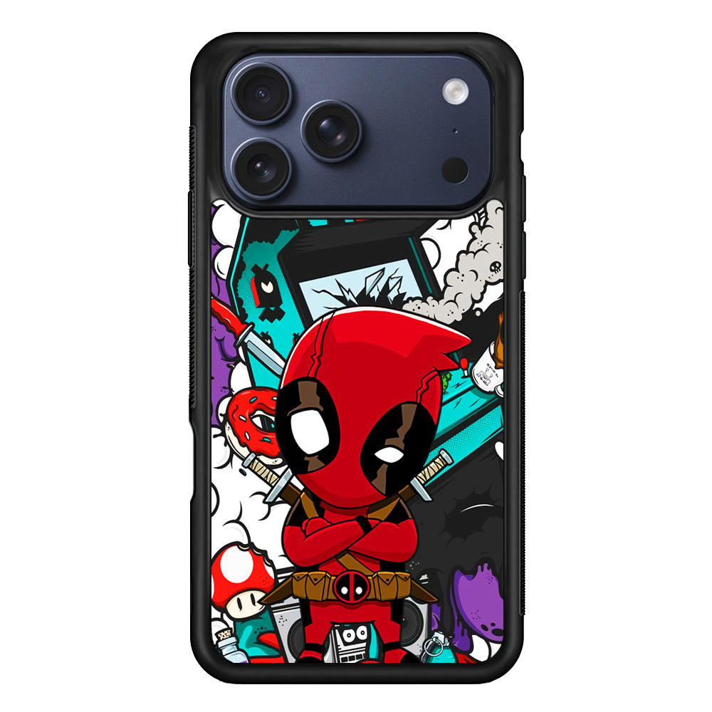 Deadpoll Destroy Game Station iPhone 17 Pro Case - Xtracase