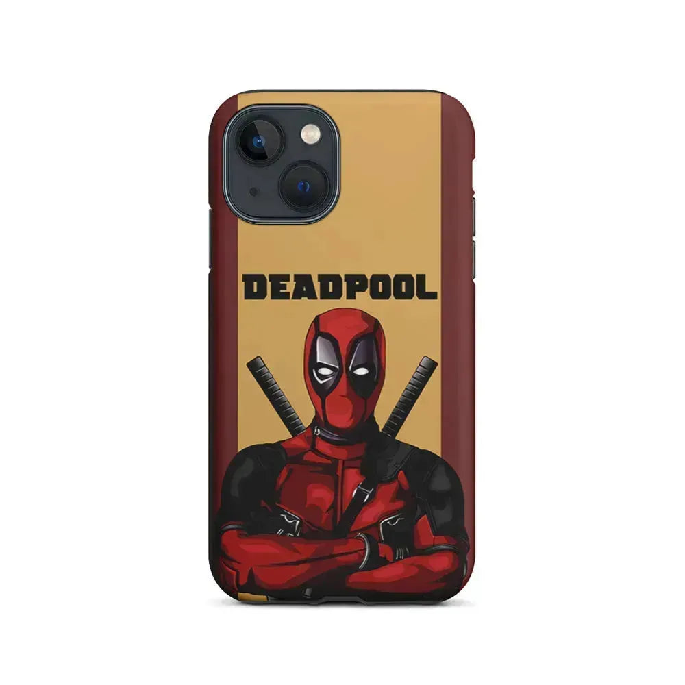 Deadpool Victory Celebration iPhone 13 Mini Case-2 in 1 Tough Case-Xtracase