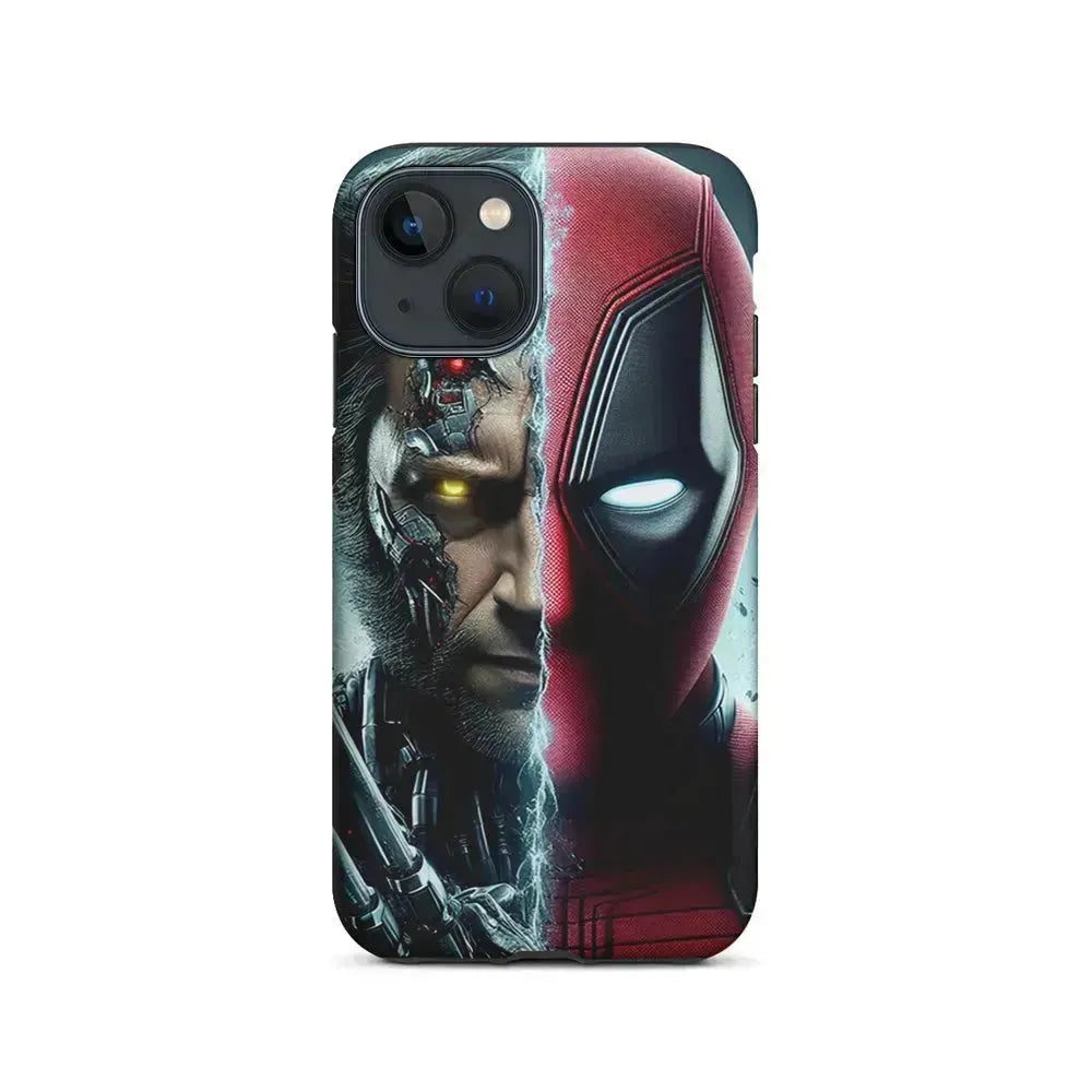 Deadpool and Wolverine Cooperation iPhone 13 Mini Case-2 in 1 Tough Case-Xtracase