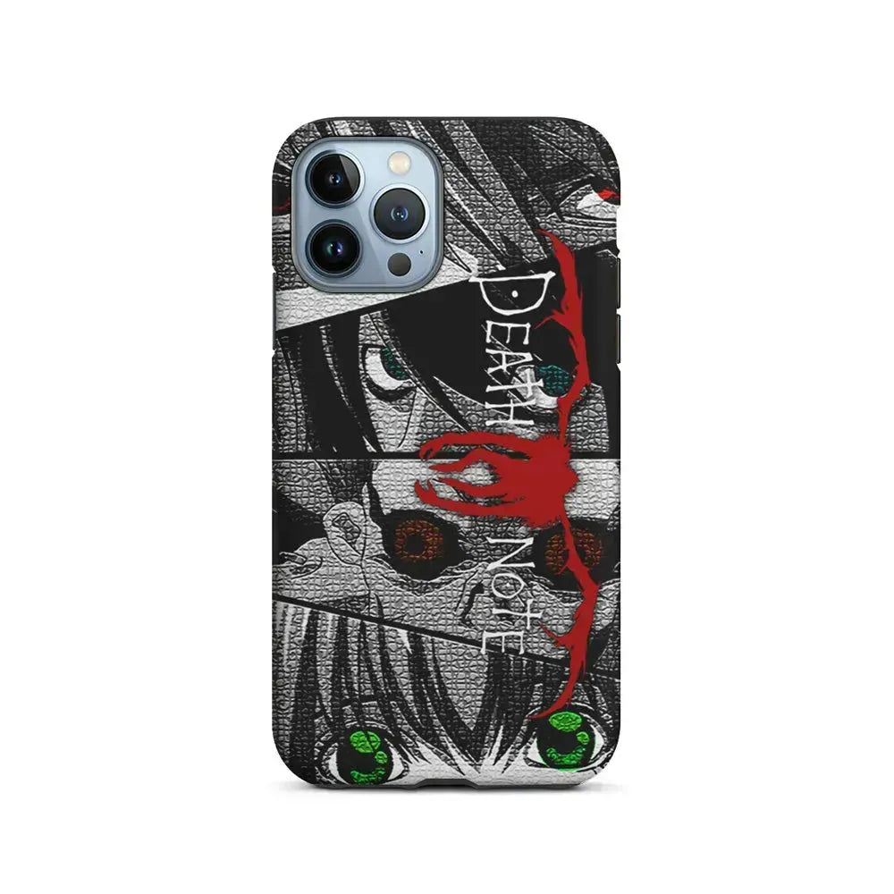 Death Note Collection of The Eye iPhone 15 Pro Max Case-2 in 1 Tough Case-Xtracase
