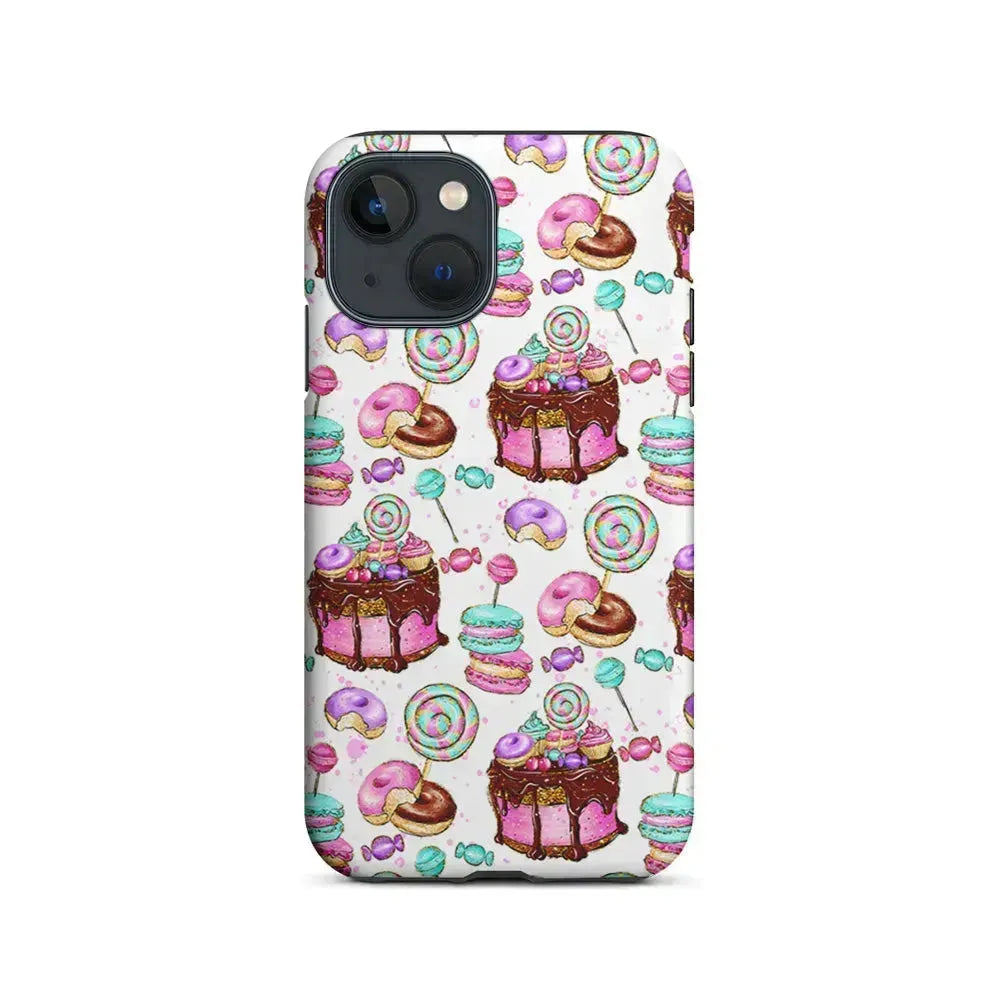 Delicious Donuts Cakes Candy iPhone 13 Mini Case-2 in 1 Tough Case-Xtracase