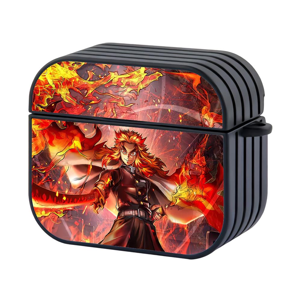Demon Slayer Rengoku Blade of Fire Apple Airpods 4 Case-Xtracase