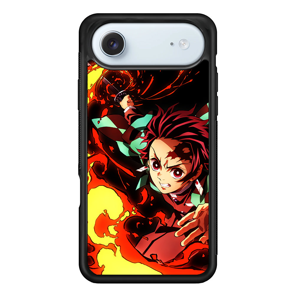 Demon Slayer Tanjiro Battle Mode iPhone 17 Air Case - Xtracase