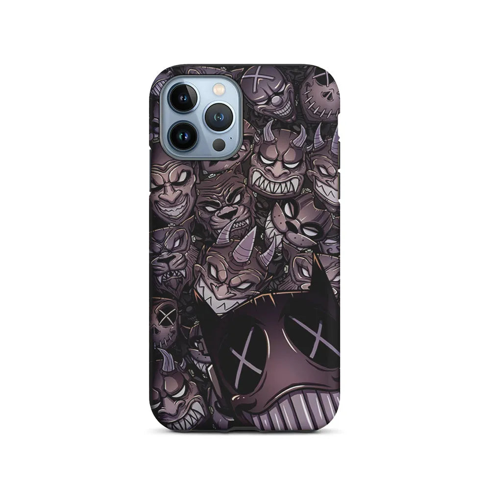 Demons from Underground iPhone 13 Pro Case-2 in 1 Tough Case-Xtracase