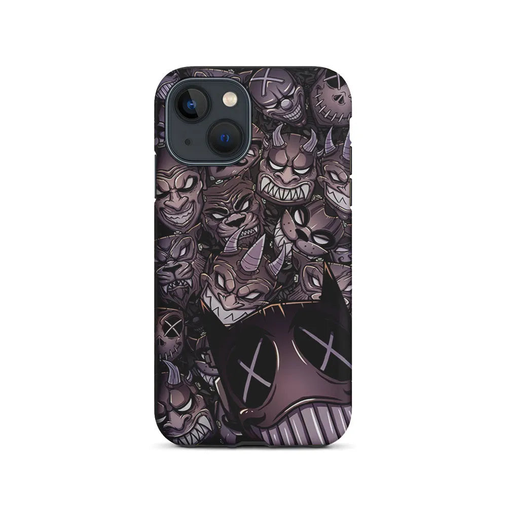 Demons from Underground iPhone 15 Case-2 in 1 Tough Case-Xtracase