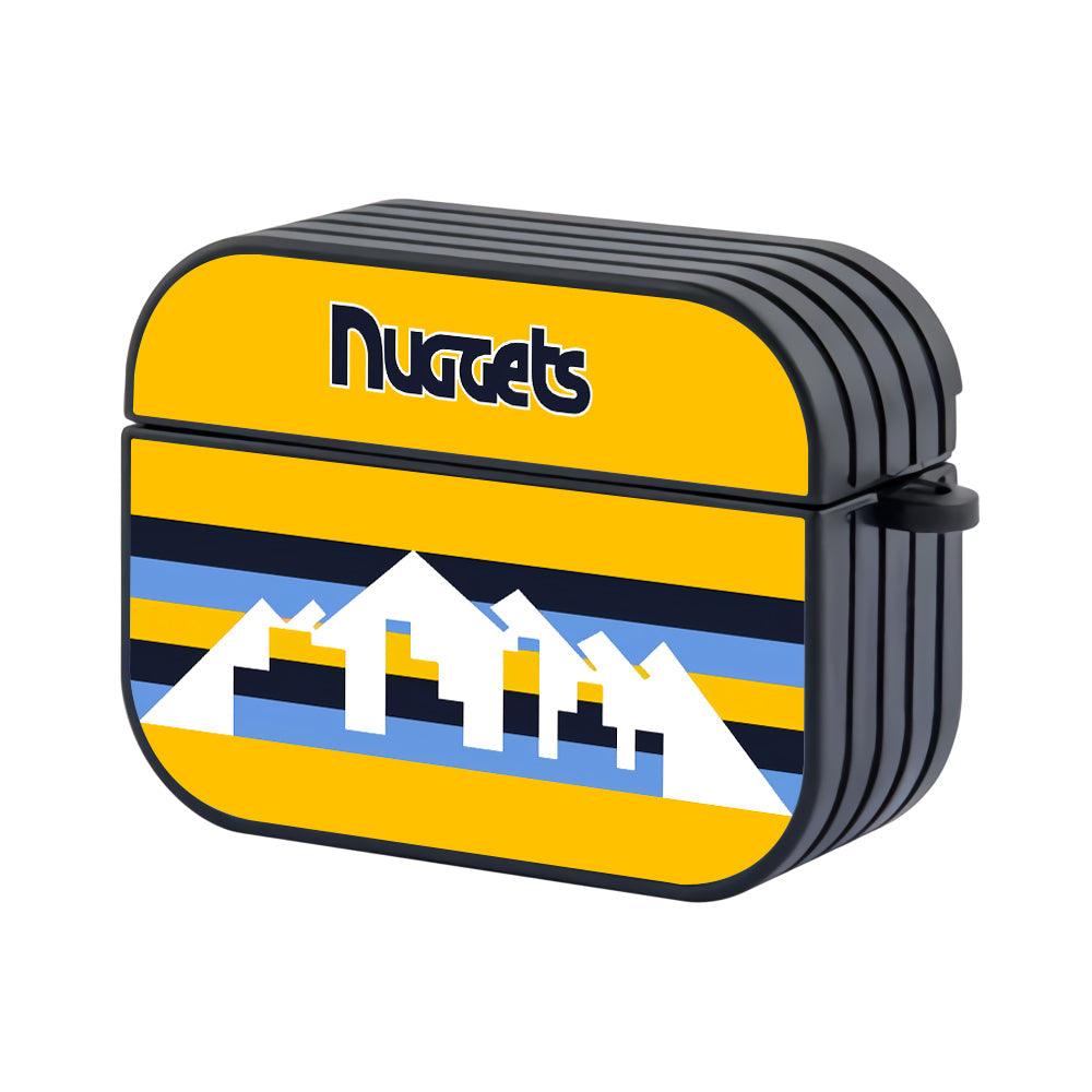 Denver Nuggets Part of Yellow Jersey Hard Plastic Case Cover For Apple Airpods Pro 2-Xtracase