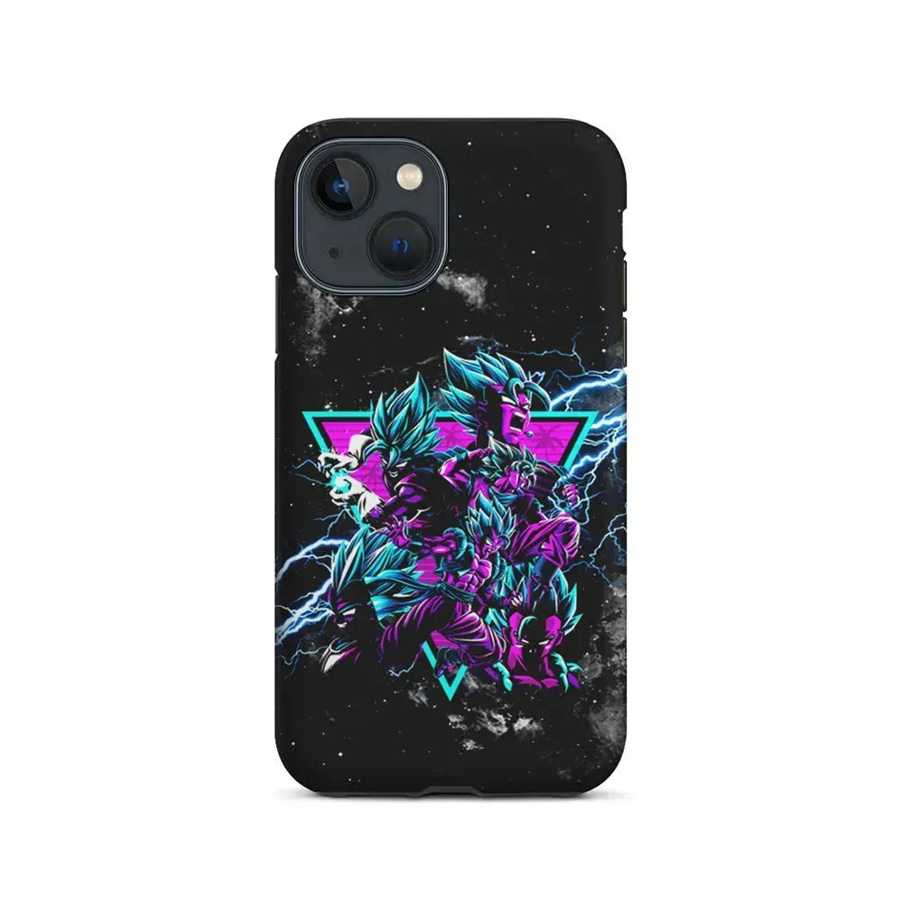 Dragon Ball Triangle of Force iPhone 13 Mini Case-2 in 1 Tough Case-Xtracase