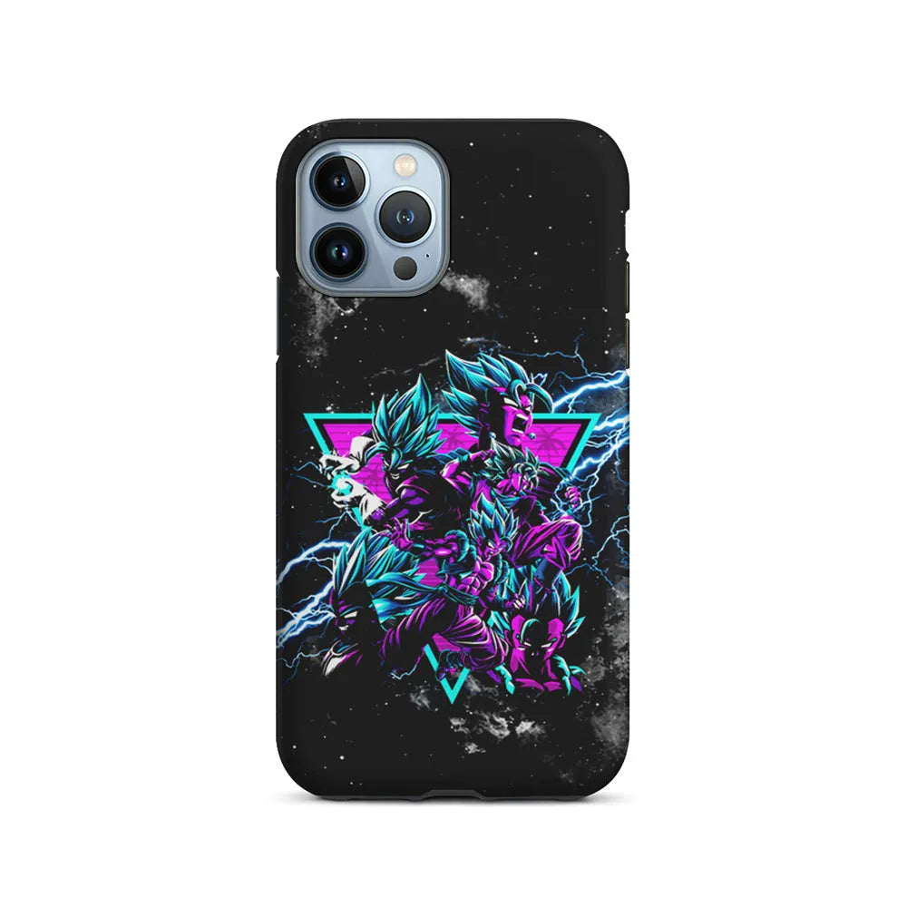 Dragon Ball Triangle of Force iPhone 13 Pro Max Case-2 in 1 Tough Case-Xtracase