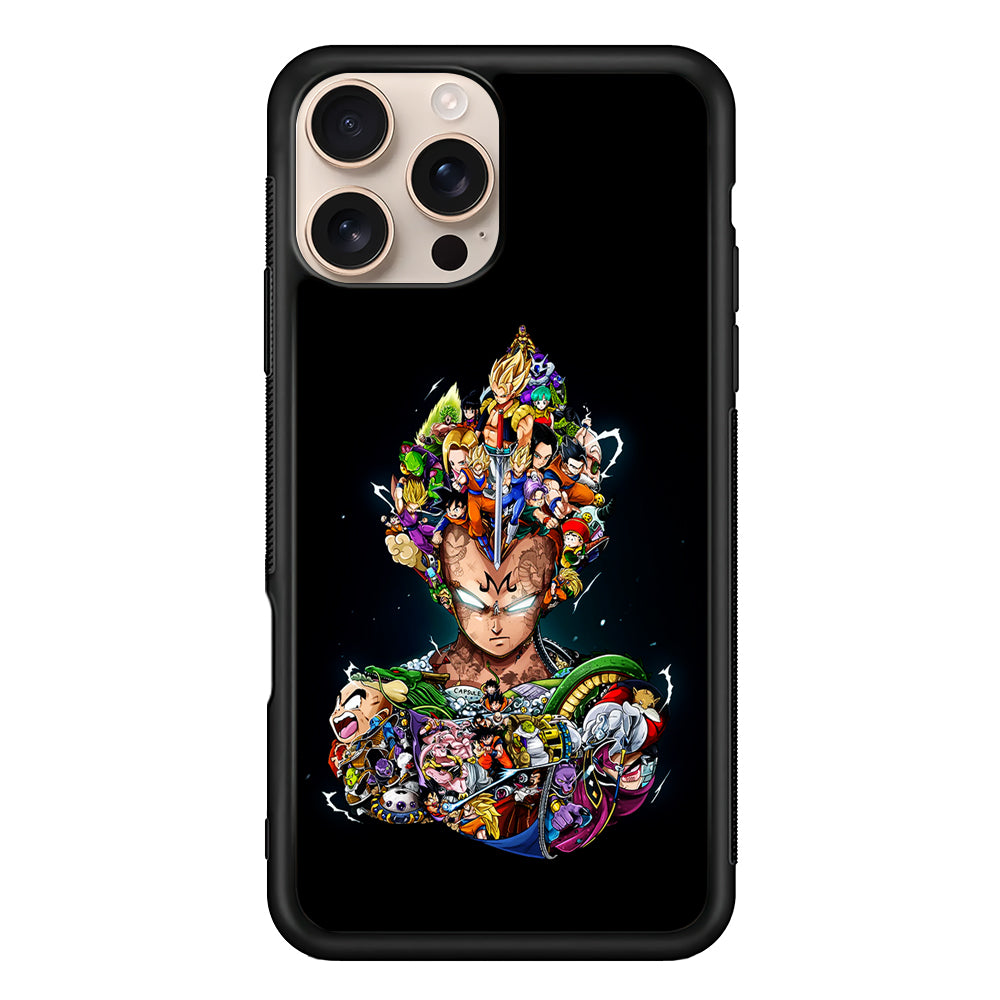 Dragon Ball Vegeta and Friends iPhone 16 Pro Case - iPhone 16 Pro