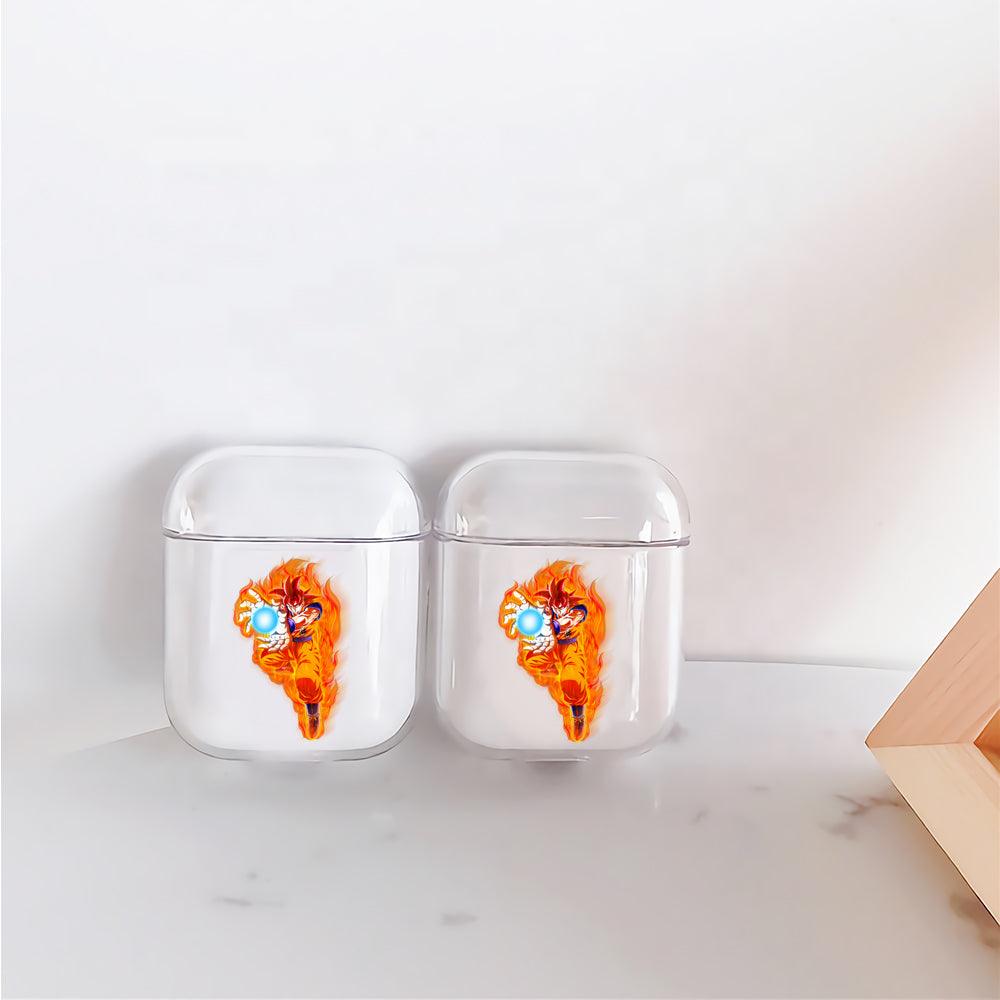Dragon Ball Goku Kamehameha Protective Clear Case Cover For Apple Airpods-Xtracase