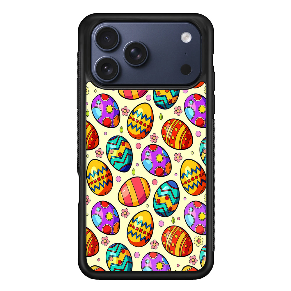 Easter Eggs Colorful Pattern iPhone 17 Pro Max Case - Xtracase