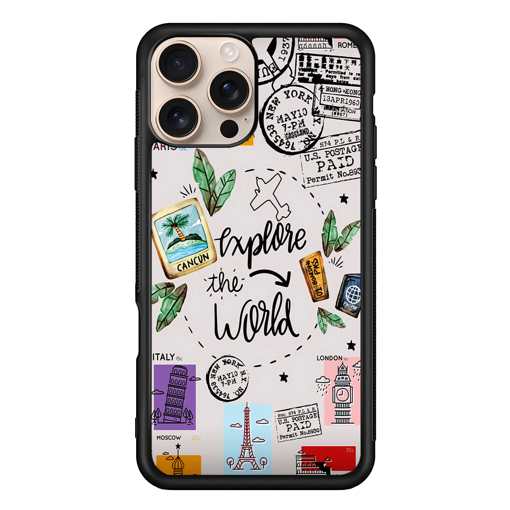 Explore The World Travel iPhone 16 Pro Case - iPhone 16 Pro