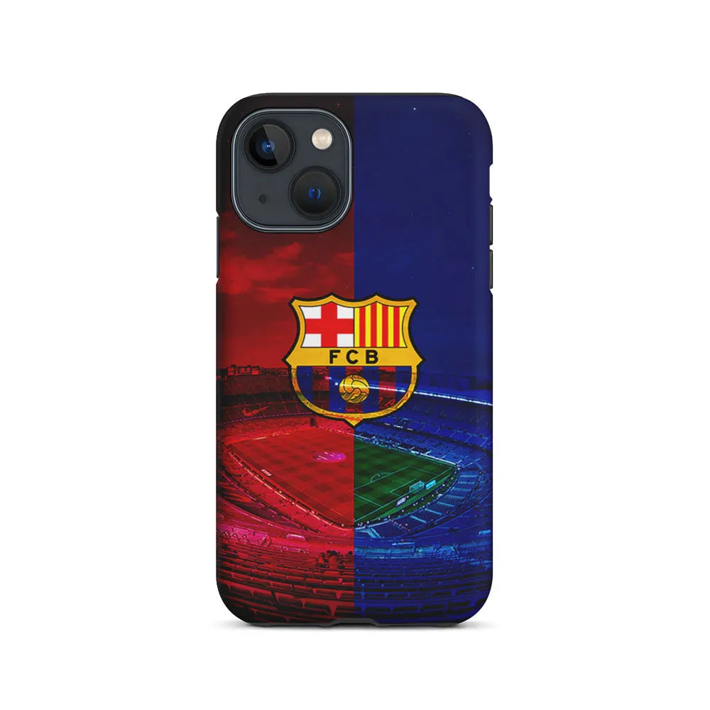 FC Barcelona Stadium iPhone 15 Case-2 in 1 Tough Case-Xtracase