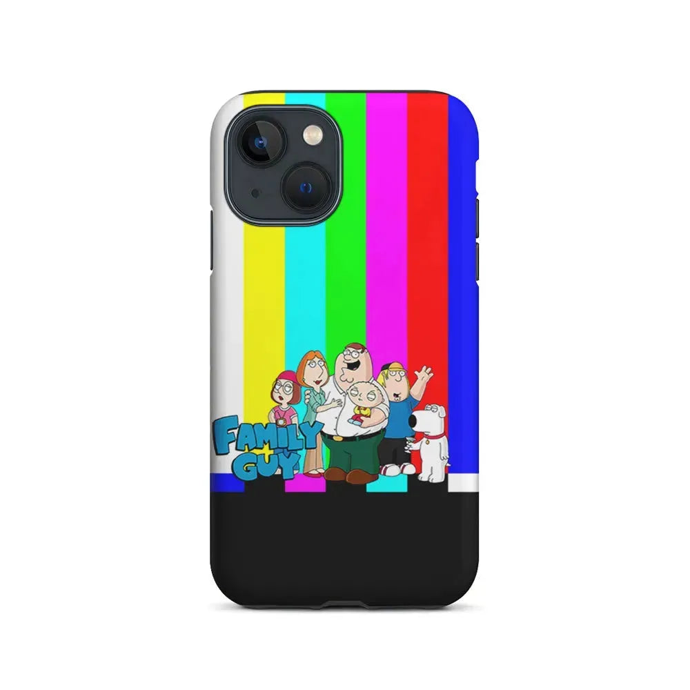 Family Guy Colorful iPhone 13 Mini Case-2 in 1 Tough Case-Xtracase