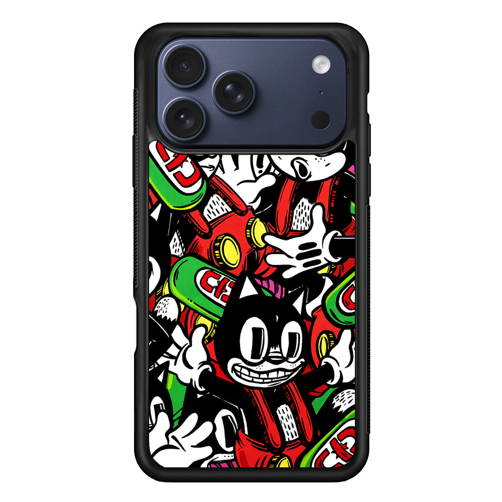 Felix The Cat Club Party iPhone 17 Pro Case - Xtracase