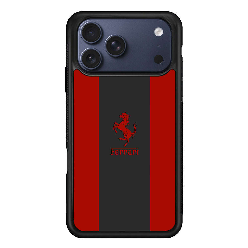 Ferrari Silhouette of Signature iPhone 17 Pro Case - Xtracase