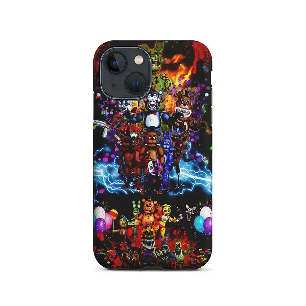 Five Nights at Freddy's Party iPhone 13 Mini Case-2 in 1 Tough Case-Xtracase