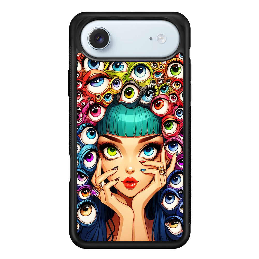 Flamboyant Girl with Many Eyes iPhone 17 Air Case - Xtracase