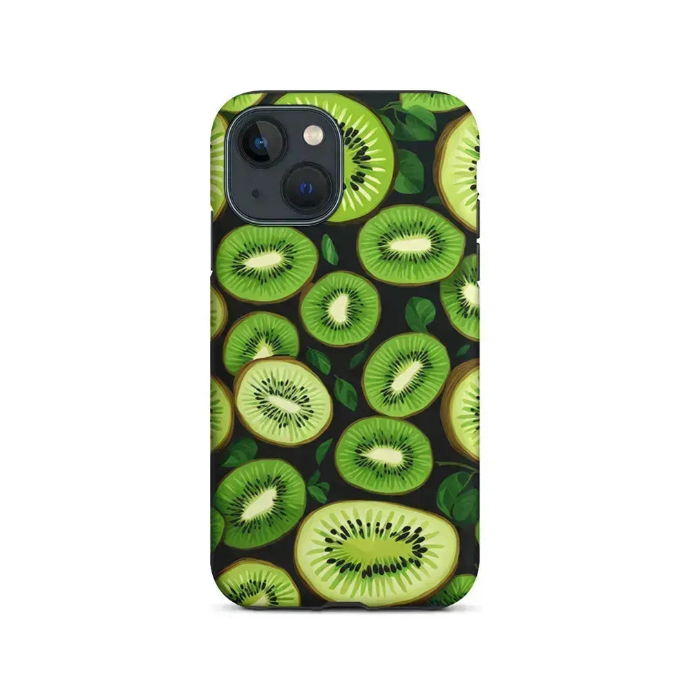 Fresh Organic Kiwi Fruit iPhone 13 Mini Case-2 in 1 Tough Case-Xtracase